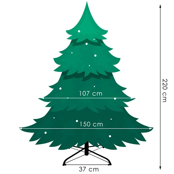 Christmas tree Springos CT0144 220cm