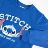 Толстовка без капюшона детская Stitch Темно-синий