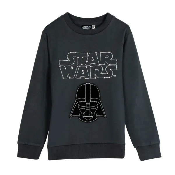 Толстовка без капюшона детская Star Wars Темно-серый