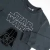 Vaikiškas džemperis be gobtuvo Star Wars Tamsiai pilka