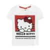 Vaikiška Marškinėliai su trumpomis rankovėmis Hello Kitty Balta