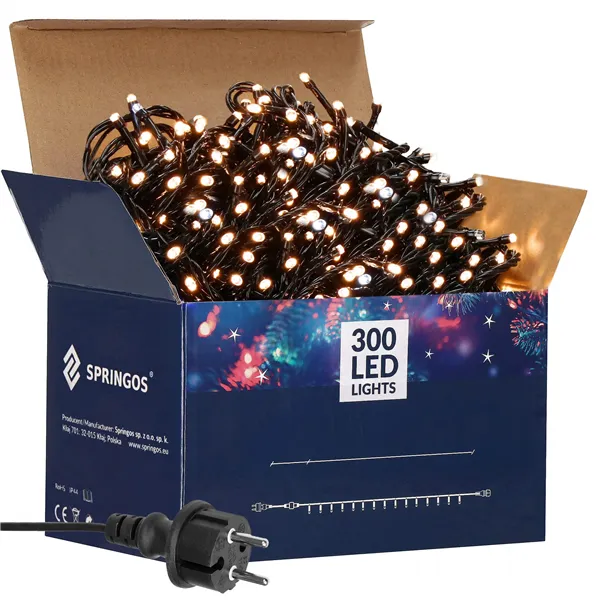 CL0328 FLASH 300 LED CHRISTMAS LIGHTS