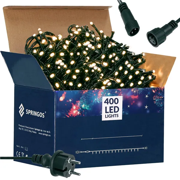 CL0400 CHRISTMAS TREE LIGHTS 400 LED