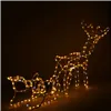 CL1224 LIGHTING REINDEER WITH 264 LED SLIDE