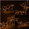 CL1224 LIGHTING REINDEER WITH 264 LED SLIDE