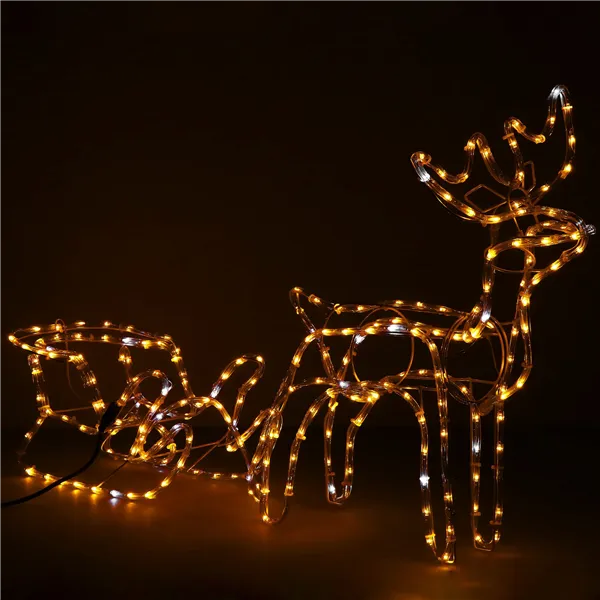 CL1224 LIGHTING REINDEER WITH 264 LED SLIDE