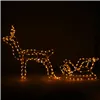 CL1224 LIGHTING REINDEER WITH 264 LED SLIDE