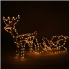 CL1224 LIGHTING REINDEER WITH 264 LED SLIDE