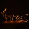 CL1226 LIGHT REINDEER WITH 192 LED SLEIDER