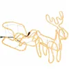 CL1226 LIGHT REINDEER WITH 192 LED SLEIDER