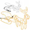 CL1226 LIGHT REINDEER WITH 192 LED SLEIDER