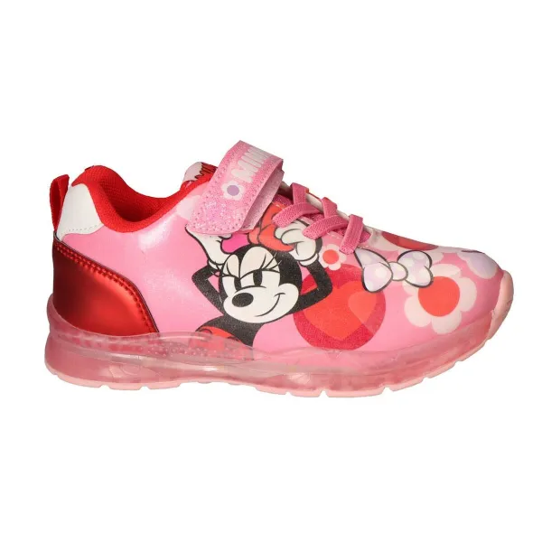 Sporta apavi ar LED Minnie Mouse Fuksija