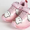 Sporta apavi ar LED Hello Kitty Rozā