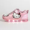 Sporta apavi ar LED Hello Kitty Rozā