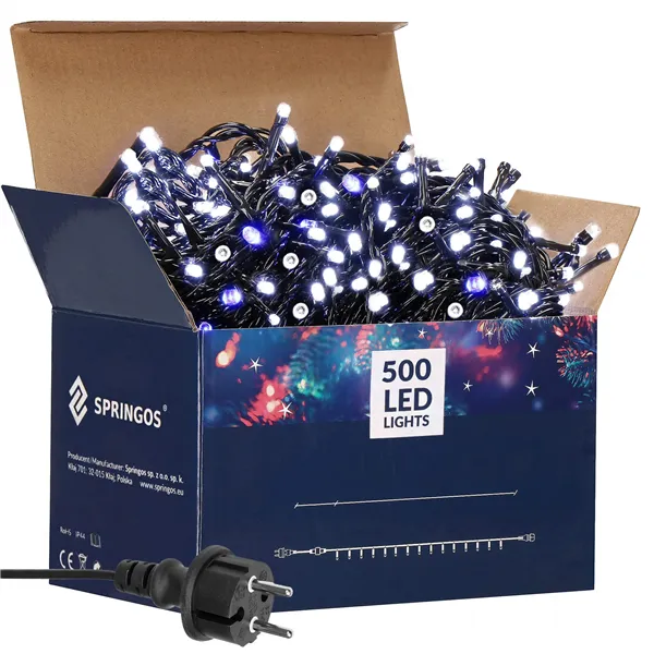 CL0529 FLASH 500 LED CHRISTMAS LIGHTS