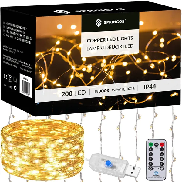 CL4020 WIRE LAMPS 200 LEDs