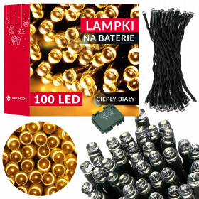 Ziemassvētku lampiņas Springos CL4030 100 Led