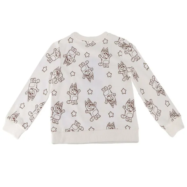 Lasten huputon collegepaita Bluey Beige
