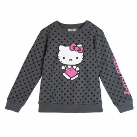 Megztinis be kapišono mergaitėms Hello Kitty Tamsiai pilka