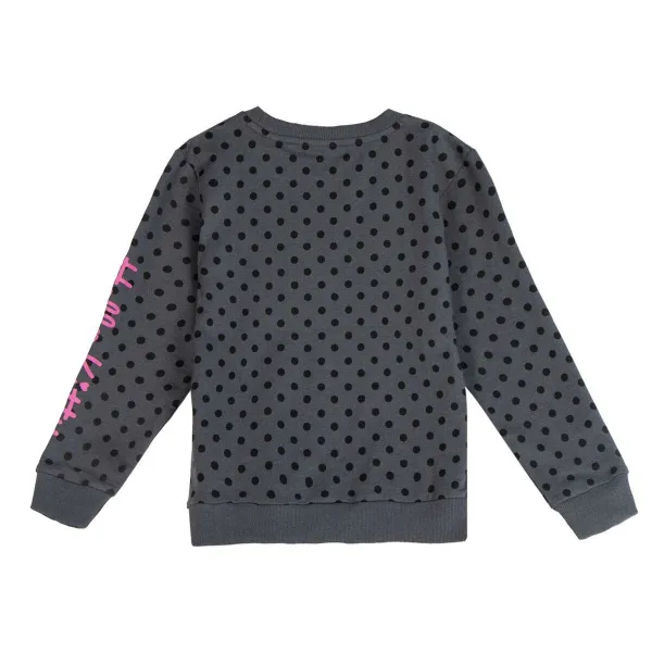 Tyttöjen huputon pusero Hello Kitty Tumman harmaa