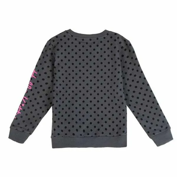 Tyttöjen huputon pusero Hello Kitty Tumman harmaa