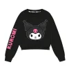 Tyttöjen huputon pusero Hello Kitty Musta