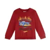 Lasten huputon collegepaita Hot Wheels Punainen