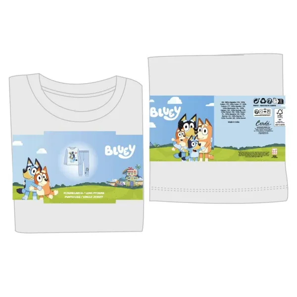 Pajama Bērnu Bluey Gaiši Zils