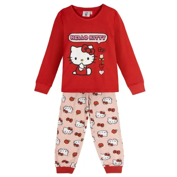 Pajama Bērnu Hello Kitty Sarkans