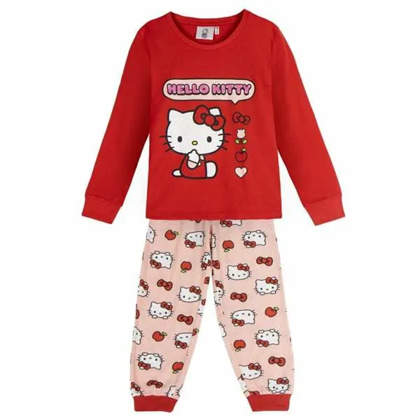 Pajama Bērnu Hello Kitty Sarkans
