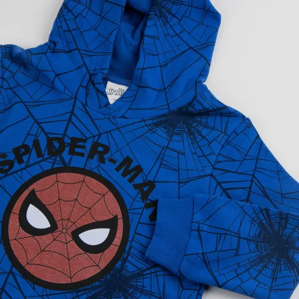 Uniseksinis džemperis su gobtuvu Spider-Man Mėlyna