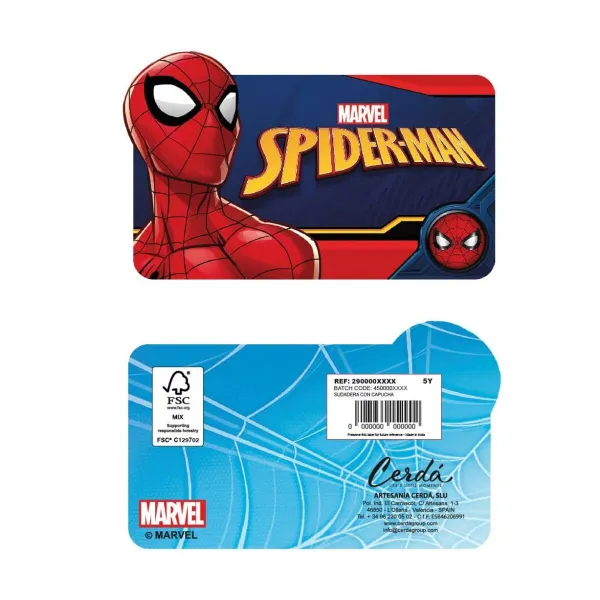 Uniseksinis džemperis su gobtuvu Spider-Man Mėlyna