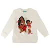 Hoodless Sweatshirt for Girls Vaiana Beige