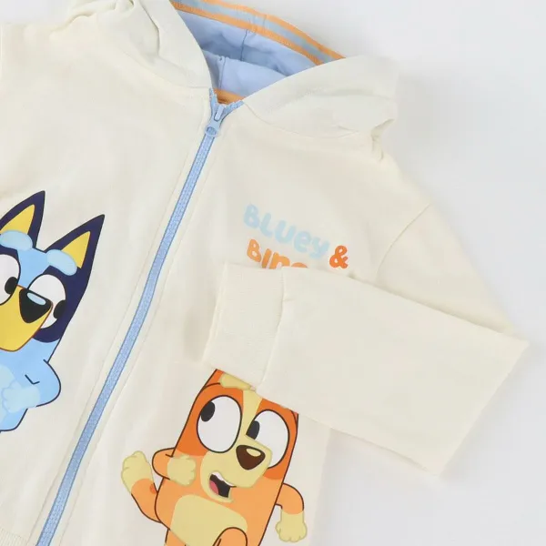 Megztinis su kapišonu mergaitėms Bluey Tamsiai mėlyna