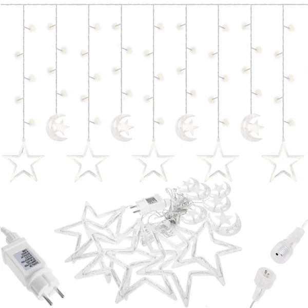 CL4013 STARS CURTAIN 138 LEDs