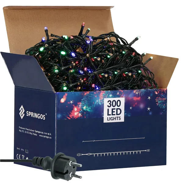 CL0326 CHRISTMAS TREE LIGHTS 300 LED