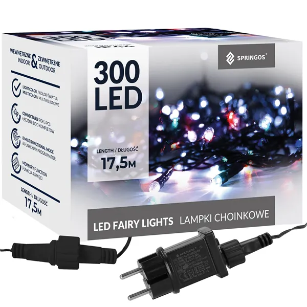 Christmas lights Springos CL4081 300 Led 17.5 m