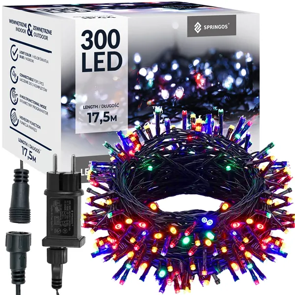 Christmas lights Springos CL4081 300 Led 17.5 m