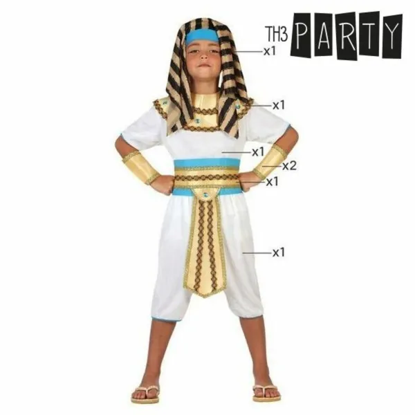 Kostiumas vaikams Th3 Party Egipto caras Balta (6 Dalys)