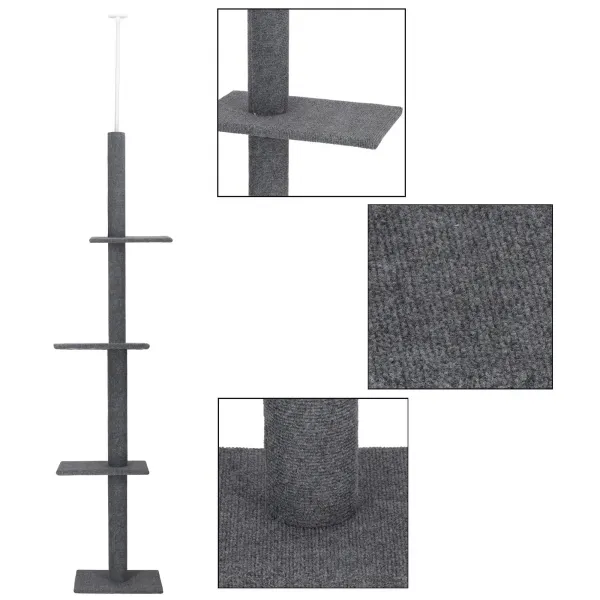 Daudzlīmeņu kaķu māja nagiem Springos PA1050 246 - 286 cm