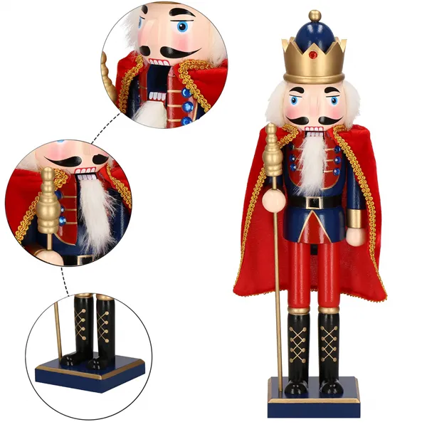 CA0912 CHRISTMAS DECORATION NUTCRACKER 38 CM