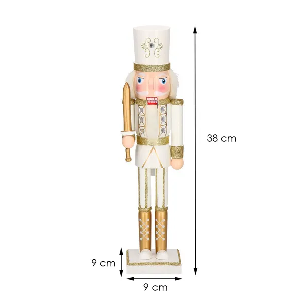 CA0816 CHRISTMAS NUTCRACKER ORNAMENT 38 CM