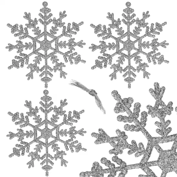 CA0755 CHRISTMAS DECORATIONS "SNOWFLAKES" 3 PCS.