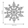 CA0755 CHRISTMAS DECORATIONS "SNOWFLAKES" 3 PCS.