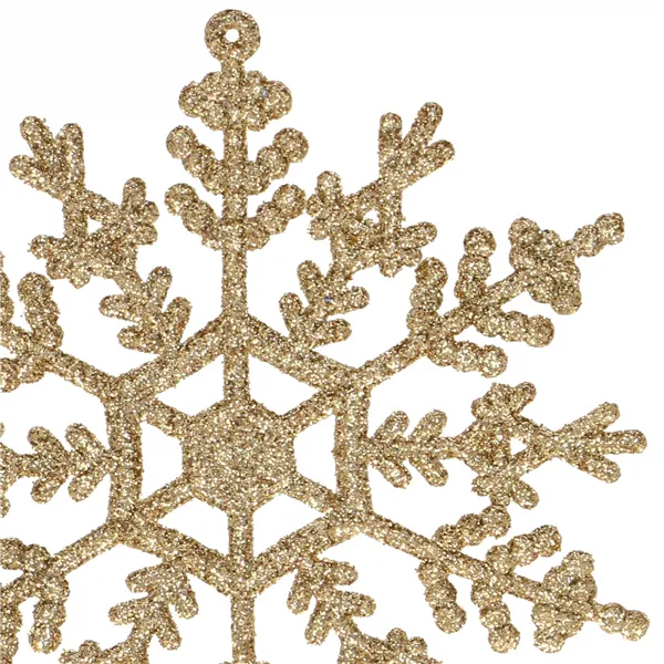 CA0754 CHRISTMAS DECORATIONS "SNOWFLAKES" 12 CM 3 PCS.