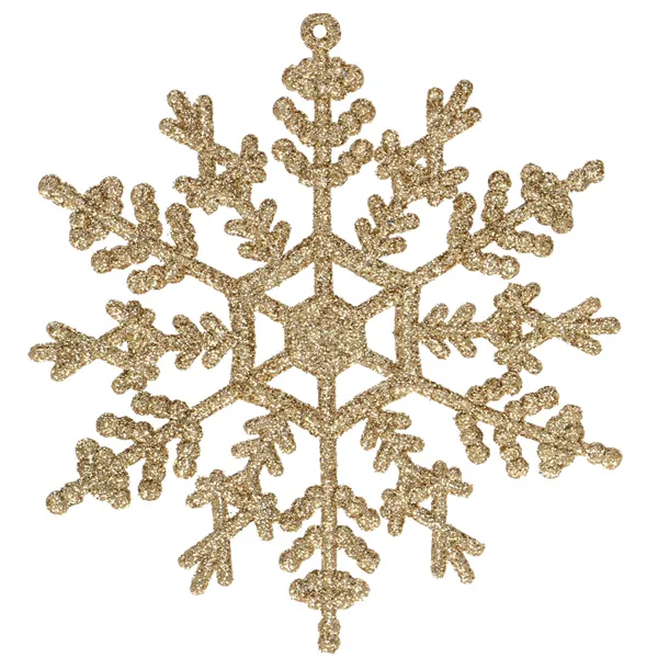 CA0754 CHRISTMAS DECORATIONS "SNOWFLAKES" 12 CM 3 PCS.