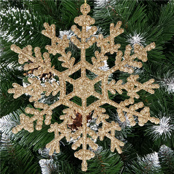 CA0754 CHRISTMAS DECORATIONS "SNOWFLAKES" 12 CM 3 PCS.