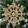 CA0754 CHRISTMAS DECORATIONS "SNOWFLAKES" 12 CM 3 PCS.