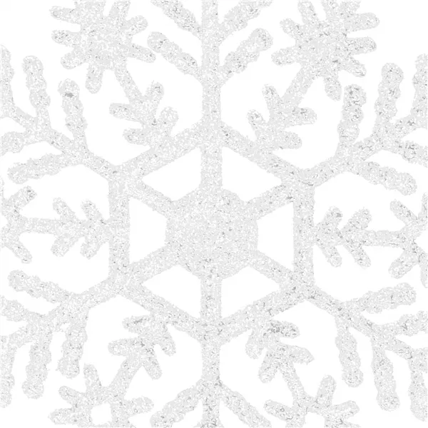 CA0750 CHRISTMAS DECORATIONS "SNOWFLAKES" 10 CM 12 PCS.