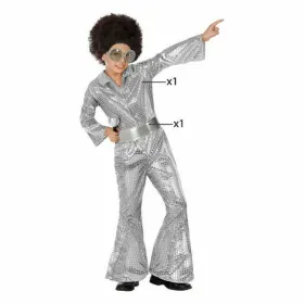 Kostiumas vaikams Disco Sidabras